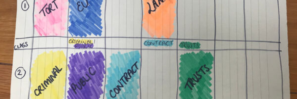 Organising 101 for the GDL – how to start as you mean to go on…